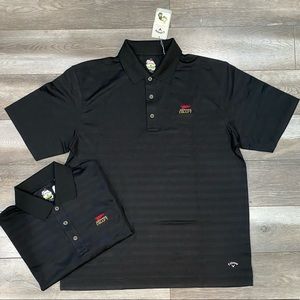 Callaway X Series Miller Genuine Draft Beer Golf Polos x2 Size Mens Large NWT